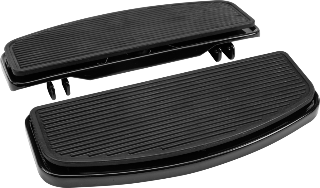 HARDDRIVE Floor Board Kit Black FLST 1986–2017 FLT 1984–2025 — 057191