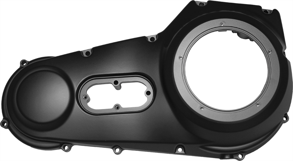 HARDDRIVE Outer Primary Cover Satin Black Fits 1999–2006 Softail & 1999–2005 FXD — 11-0296KSB