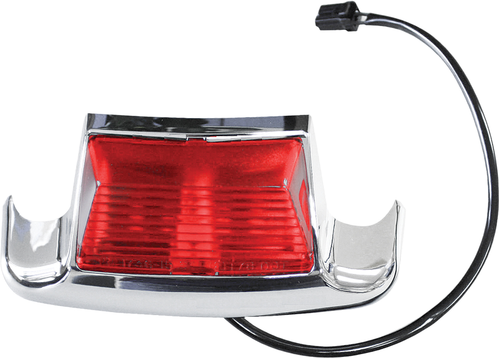 HARDDRIVE Rear Fender Tip Light Red Lens