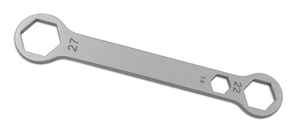 CRUZ TOOLS Combo Axle Wrench 14X22X27 mm — AW142227
