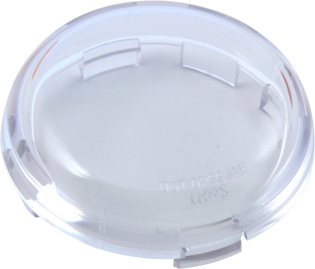 CHRIS PRODUCTS Turn Signal Lens Bullet Style Clear