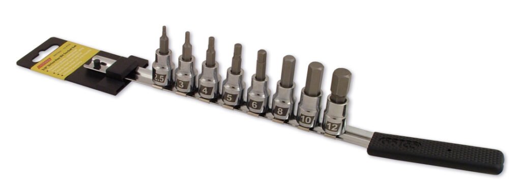 CRUZ TOOLS Socket Bit Set 8Pc Hex Metric — ME38HBS