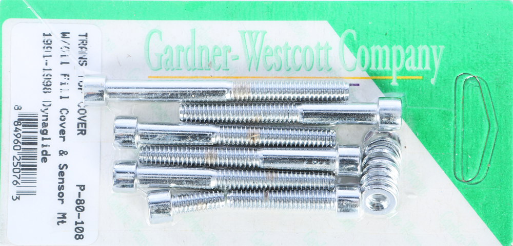 Gardner-Westcott Transmission Top Cover Hardware Kit — 1991–1998 Dyna