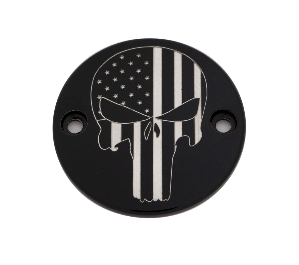 M8 Timer Cover Punisher Black