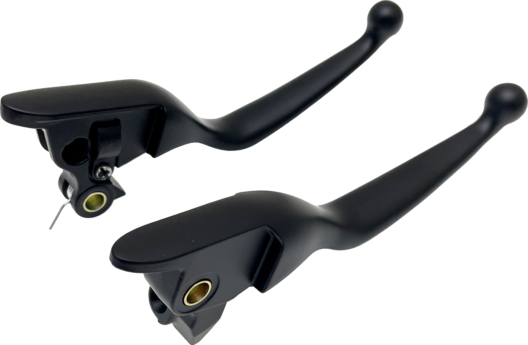 HARDDRIVE Smooth Lever Set Black FLT 2021–2025 Cable Clutch — 053841