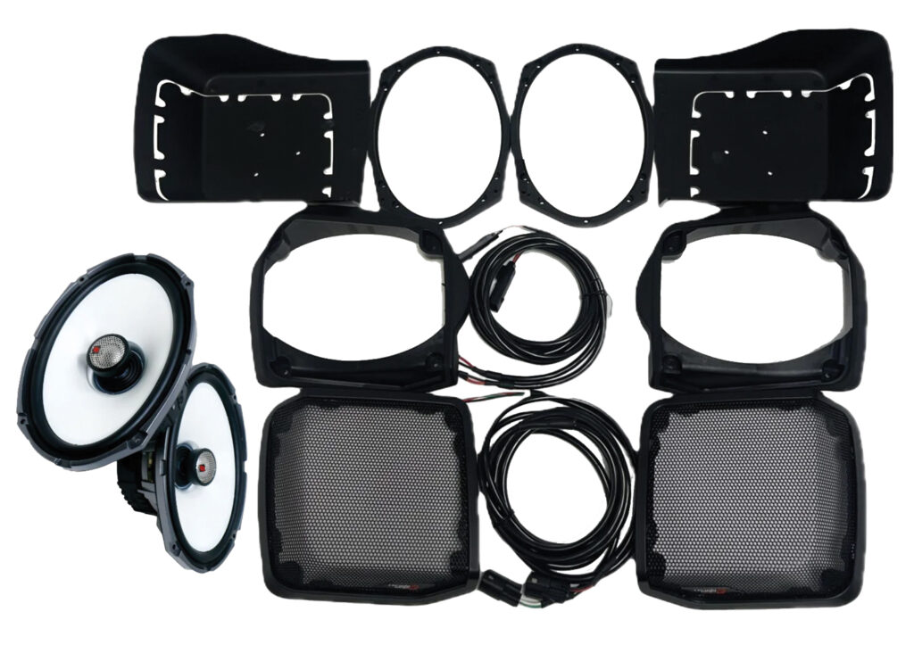 CERWIN VEGA 6"X9" Cut In Lid Kit with Sm69F4 Flh/T 2014-2023 Bags — RPMSM694LK
