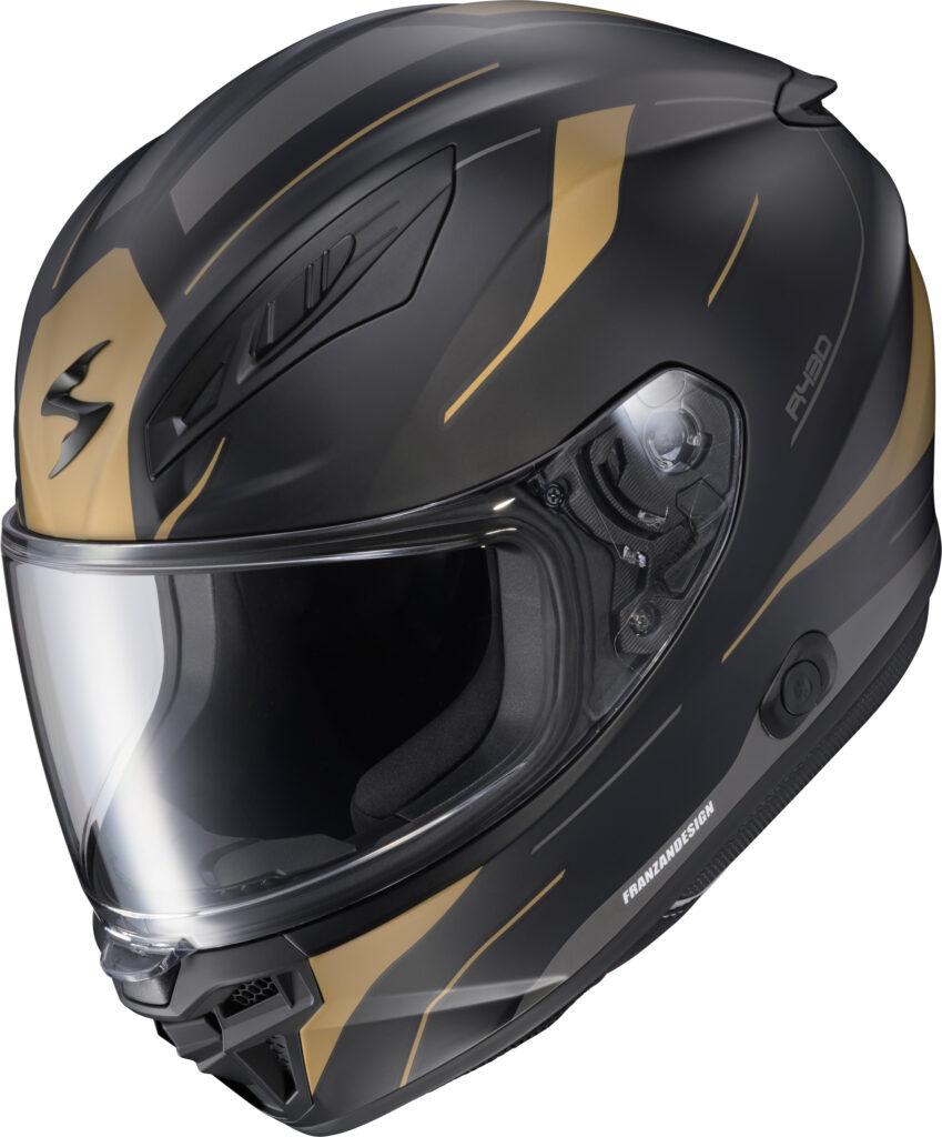 SCORPION EXO EXO-R430 CUTLASS Full-Face Helmet — Black/Gold
