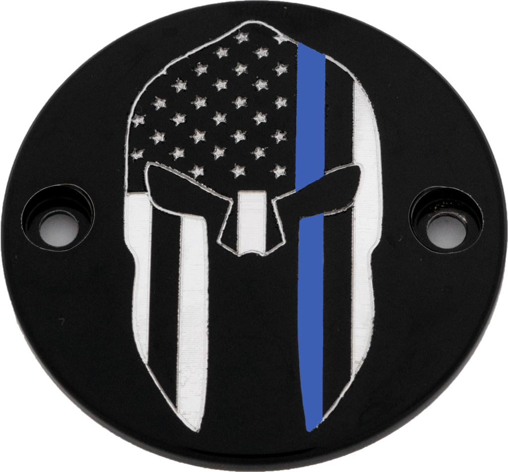 M8 Timer Cover Sparta Blue Line Black