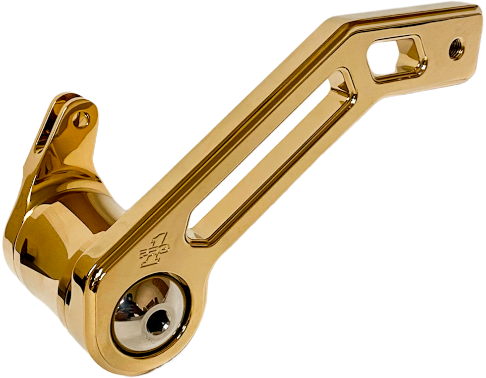 PRO ONE T-Rex Shorty Brake Arm Gold `14-22 Touring — 500773TIN