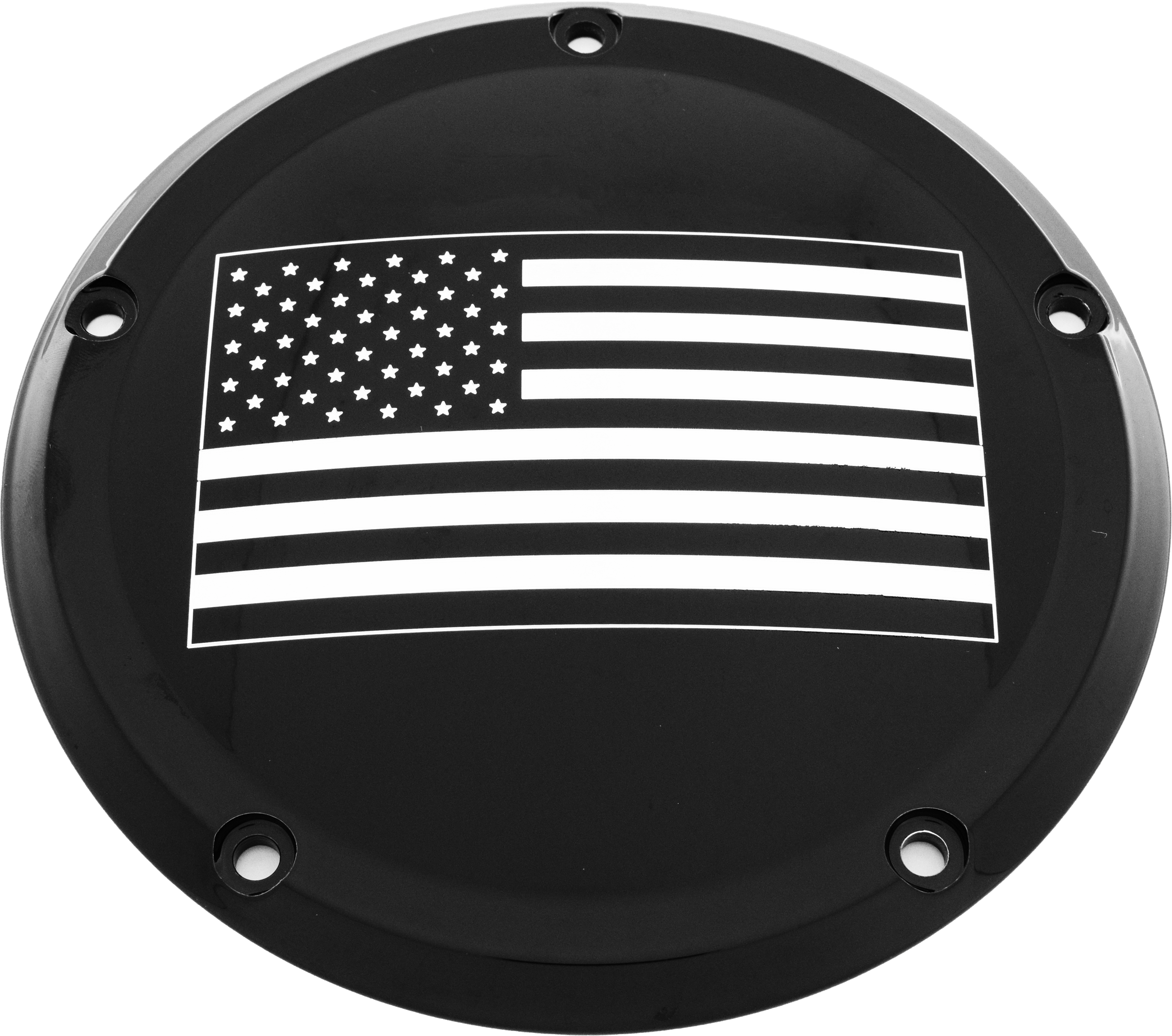 6 M8 Softail Derby Cover American Flag Black