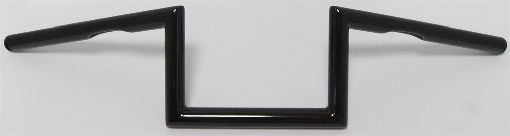 HARDDRIVE 1" Z-Bar Dimpled 6" Gloss Black — 21-228GB