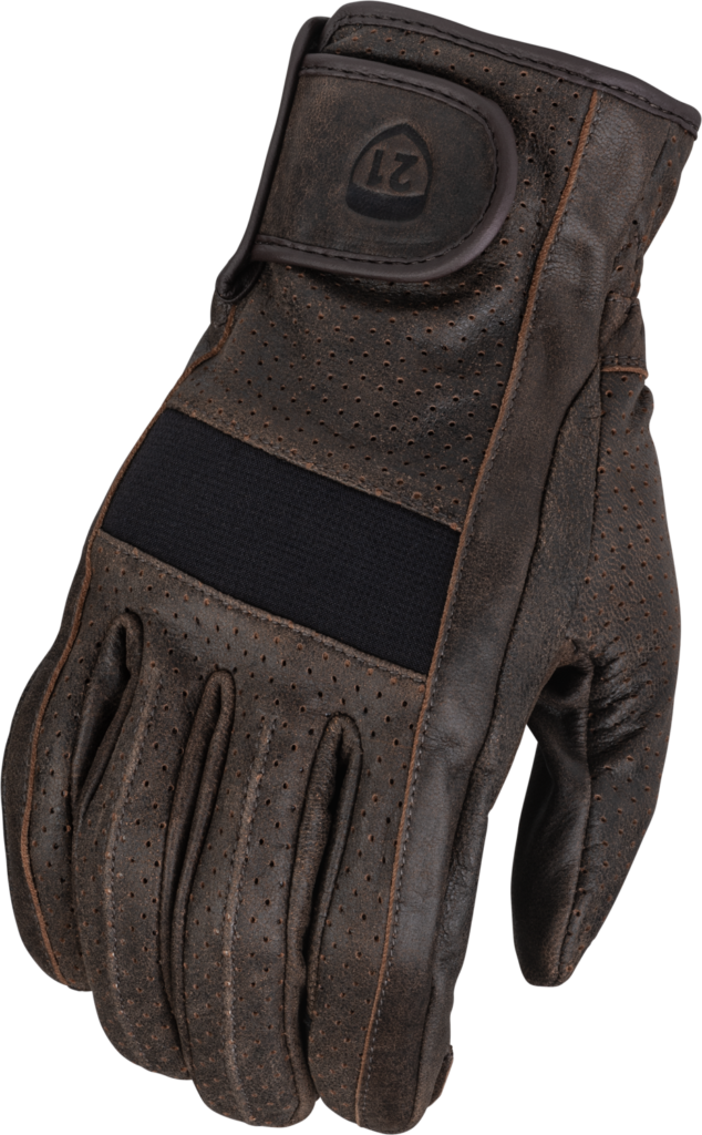Jab Perforated Gloves Brown Sm