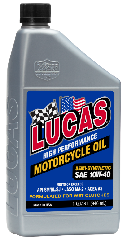 LUCAS Semi-Synthetic Hp Oil 10W-40 4T 1 Qt (Sold Each)