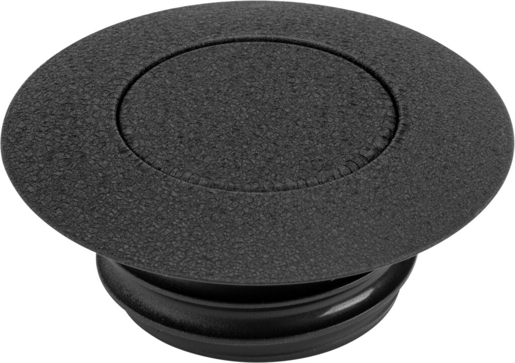 HARDDRIVE Pop-Up Screw In Vented 2.75" Wrinkle Black `96-20 — 012310