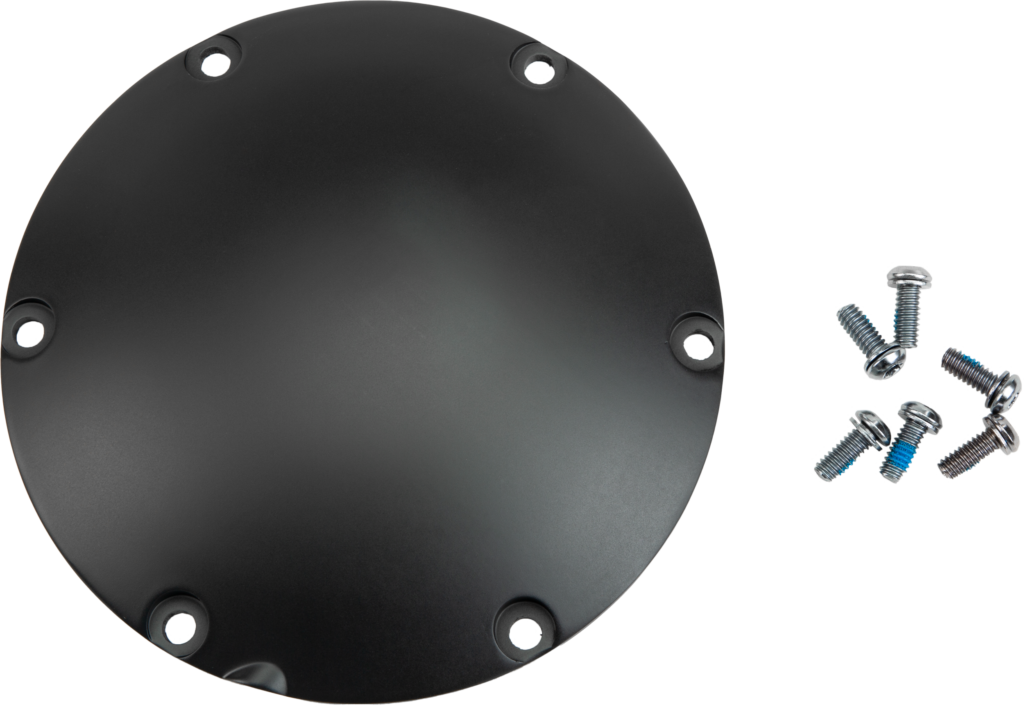 HARDDRIVE Dome Derby Cover Satin Black XL 2004–2020 — 37-072SB