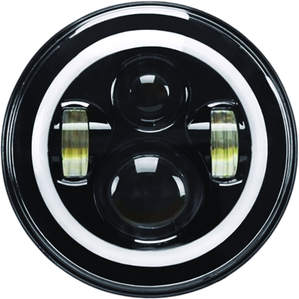 PATHFINDER High Definition 7" LED Headlig Full Halo Black