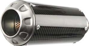 HOTBODIES Mgp Exhaust Slip-On Carbon Fiber Can Stainless End Cap — 41102-2404