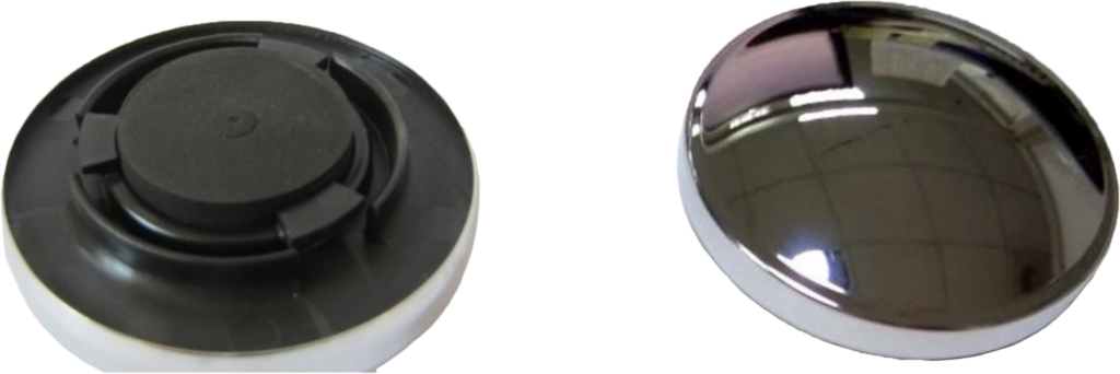 HARDDRIVE Dummy Gas Cap Lh Chrome — 012696