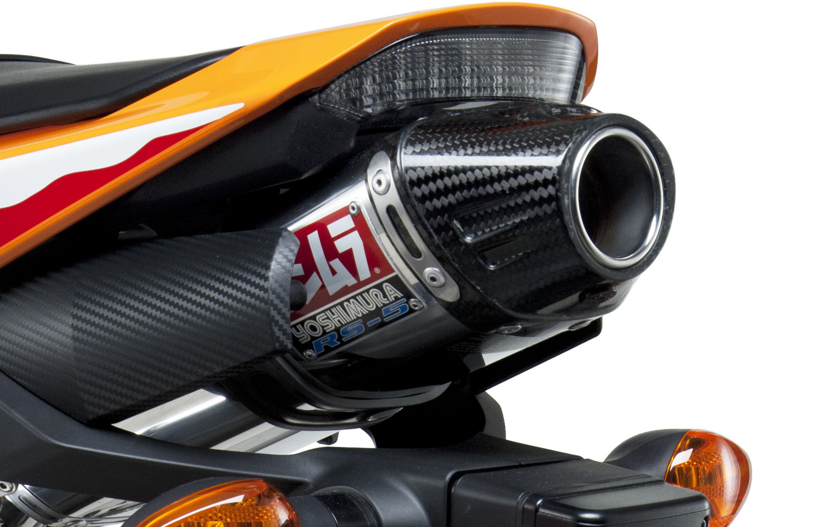 YOSHIMURA Exhaust Street Rs-5 Slip-On Ss-Ss-Cf — 1228275