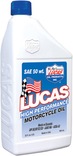 LUCAS High Performance Oil 50W 4T 1 Qt (Sold Each)