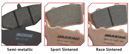BRAKING Brake Pad Set Semi-Metallic — 827SM1