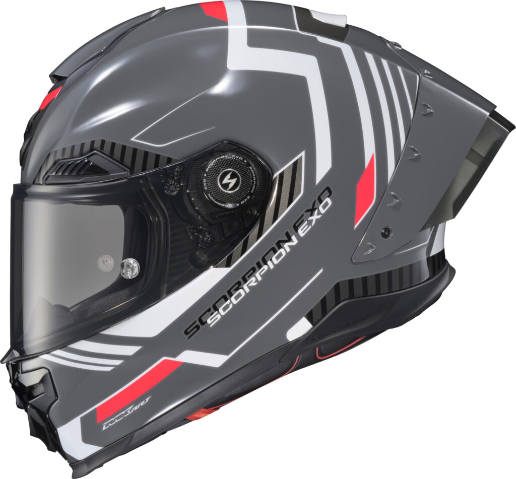 SCORPION EXO EXO-WARP ATARAX Full-Face Helmet — Grey/White