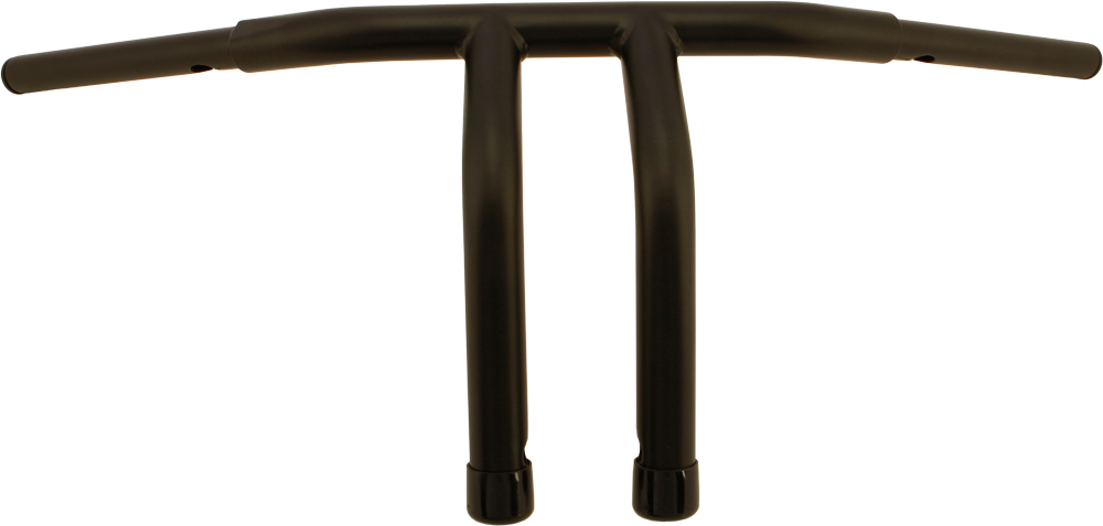 HARDDRIVE 1.25" Fat Tiller-Bar 10" Rise Satin Black — 21-546SB