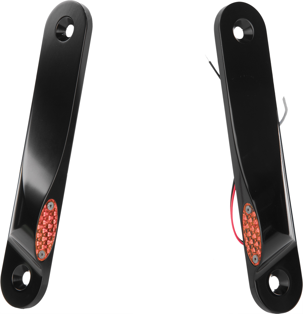 PRO ONE LED Front Signal Lights Flhx Flht W/O Spotlights Black