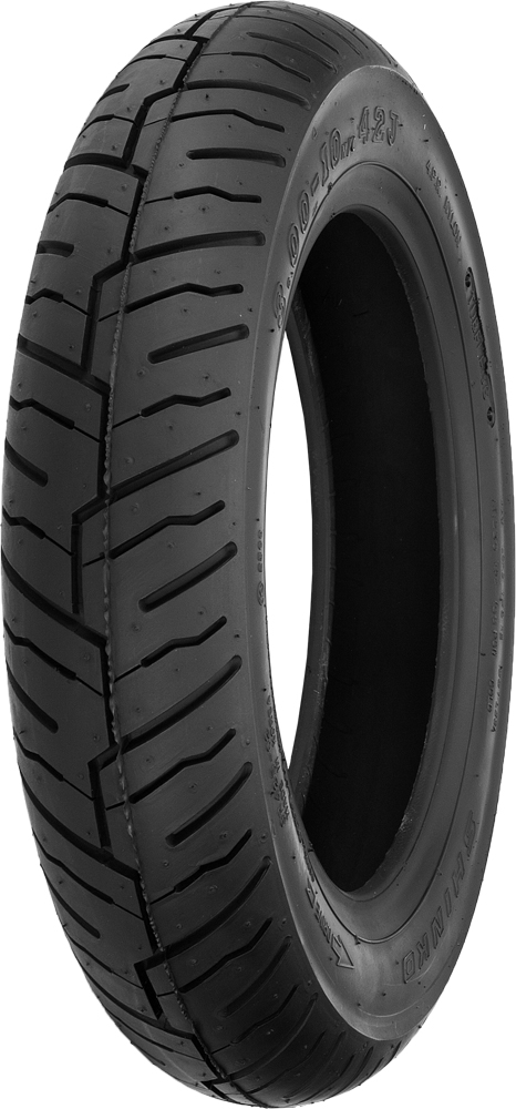 Shinko Sr425 Front/Rear Tire — 130/90-10 70J, Blackwall