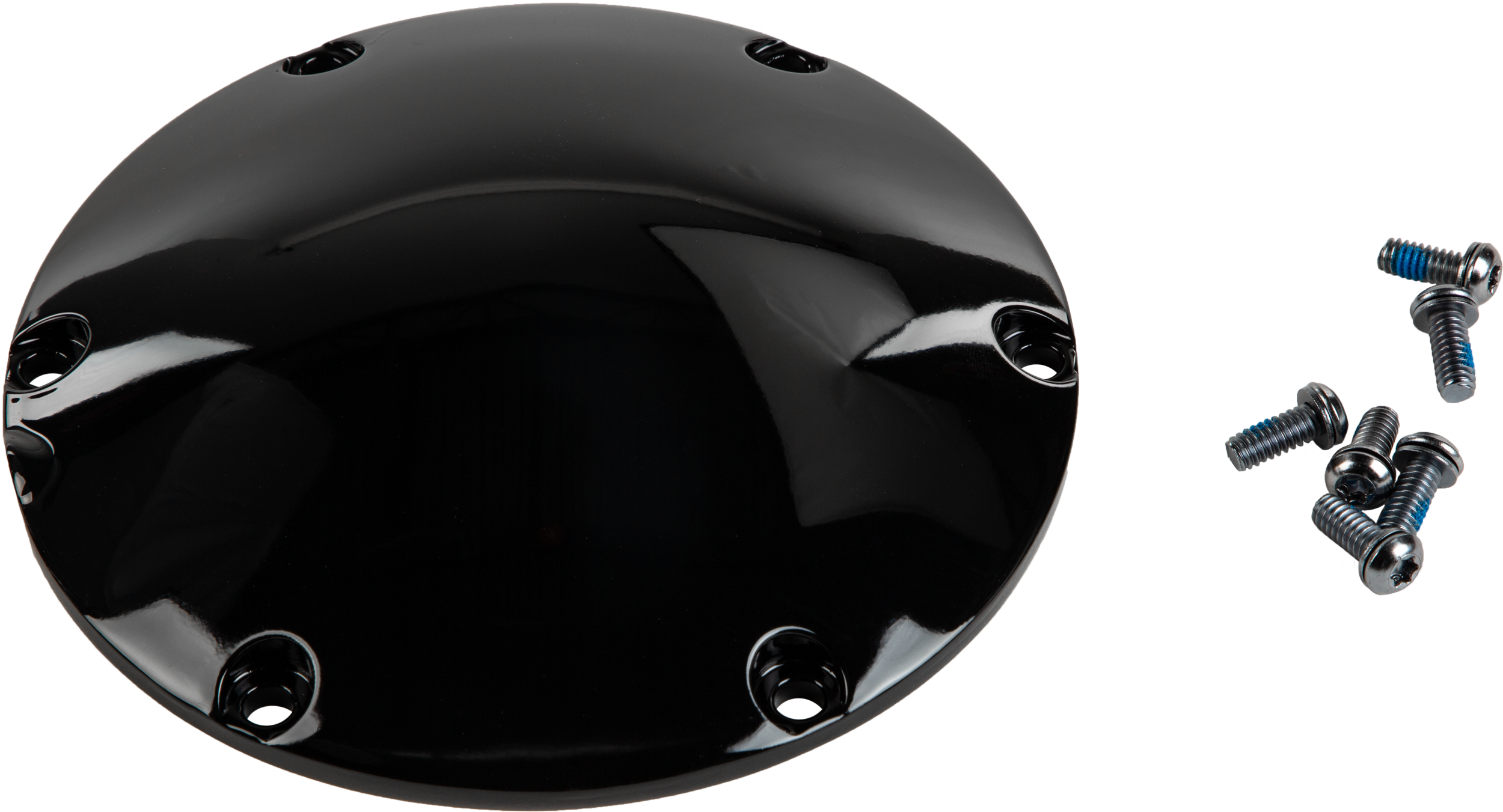 HARDDRIVE Smooth Derby Cover Gloss Black XL 2004–2020 — 37-072GB