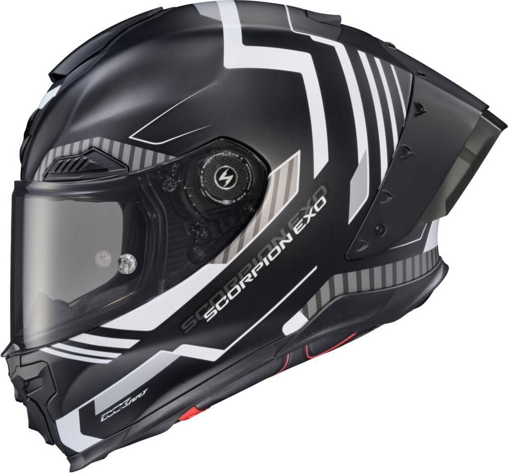 SCORPION EXO EXO-WARP ATARAX Full-Face Helmet — Black/White