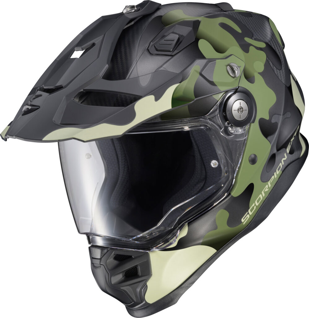 SCORPION EXO XT9000 GILLEY Full-Face Helmet — Green/Sand