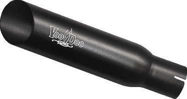 VOODOO Slip-On Suz Black Single Gsx-R600/750 — VEGSXR6/7K8B