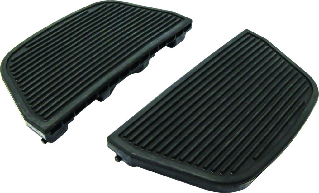 HARDDRIVE Floorboard Mat Set Passenger Ribbed FLH/FLT 1986–2025 — 16-239