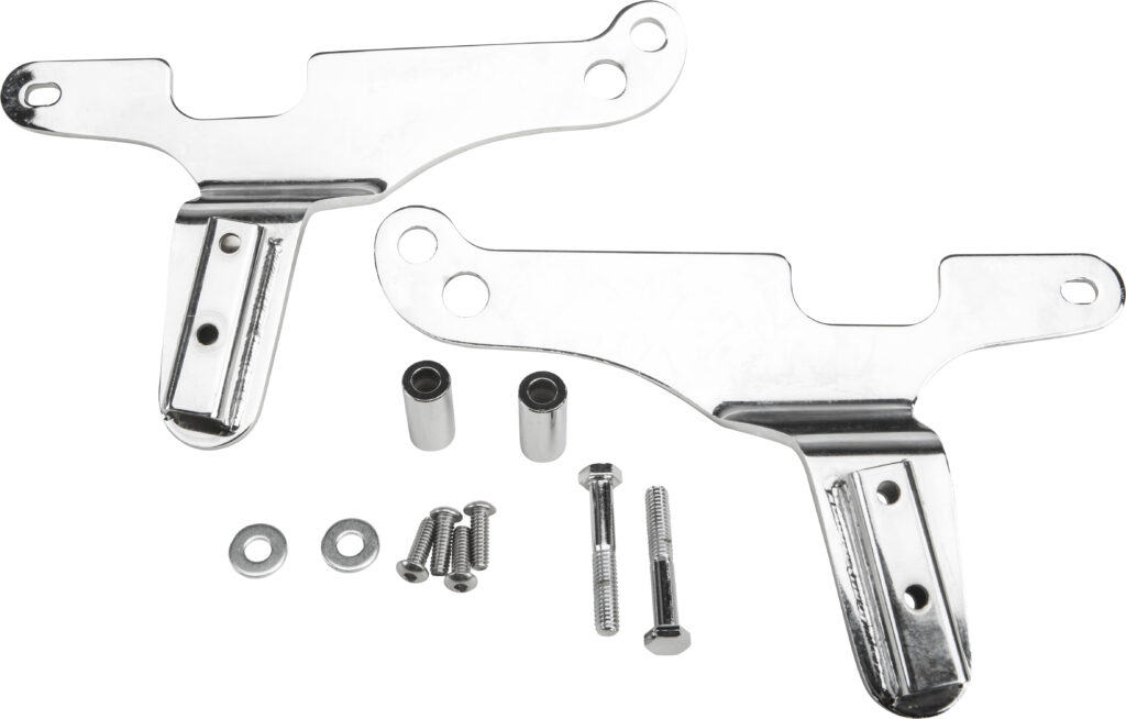HARDDRIVE Rigid Side Plates Chrome Flh/FLT 97-08
