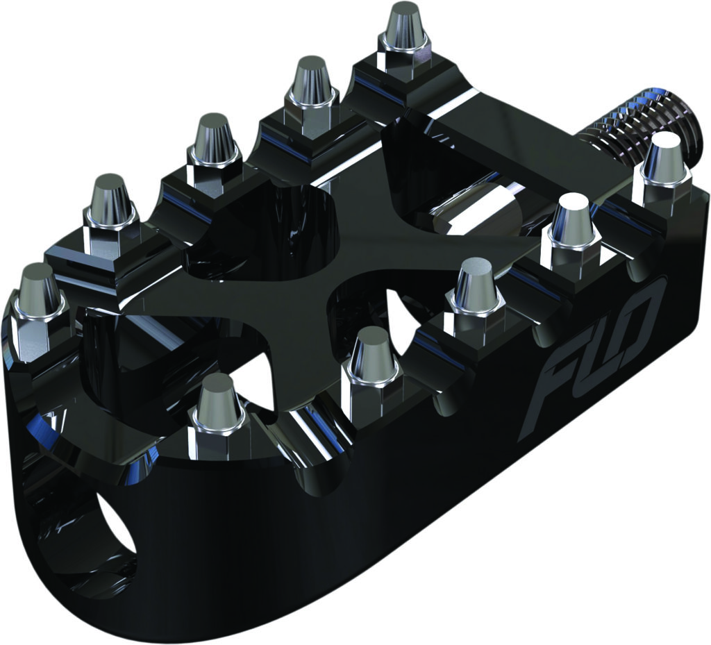 FLO MOTORSPORTS Moto Style Shift Peg Black — FPEG-802BLK