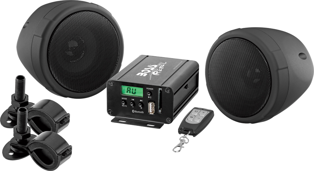 BOSS AUDIO Mc520 Speaker System 600W Black 3" Bar Mnt Bt — MCBK520B