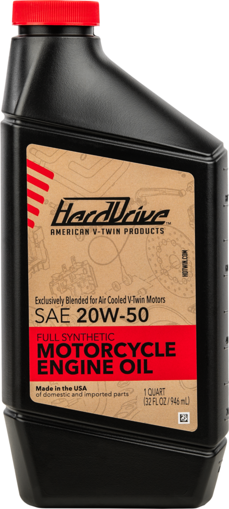 HARDDRIVE Full Synthetic Engine Oil 20W-50 1 Qt (Sold Each)