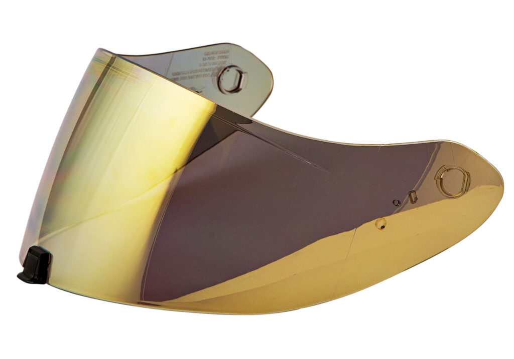 SCORPION EXO Exo-R420 Faceshield Gold Mirrored