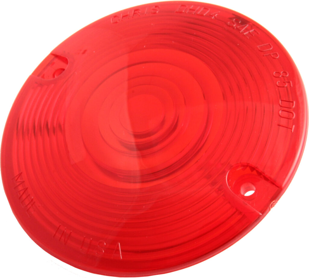 CHRIS PRODUCTS Turn Signal Lens Late FL Models Red