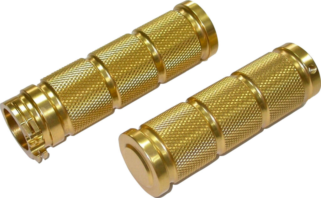 HARDDRIVE Grip Set Retro Bronze Dual Cable — 353000