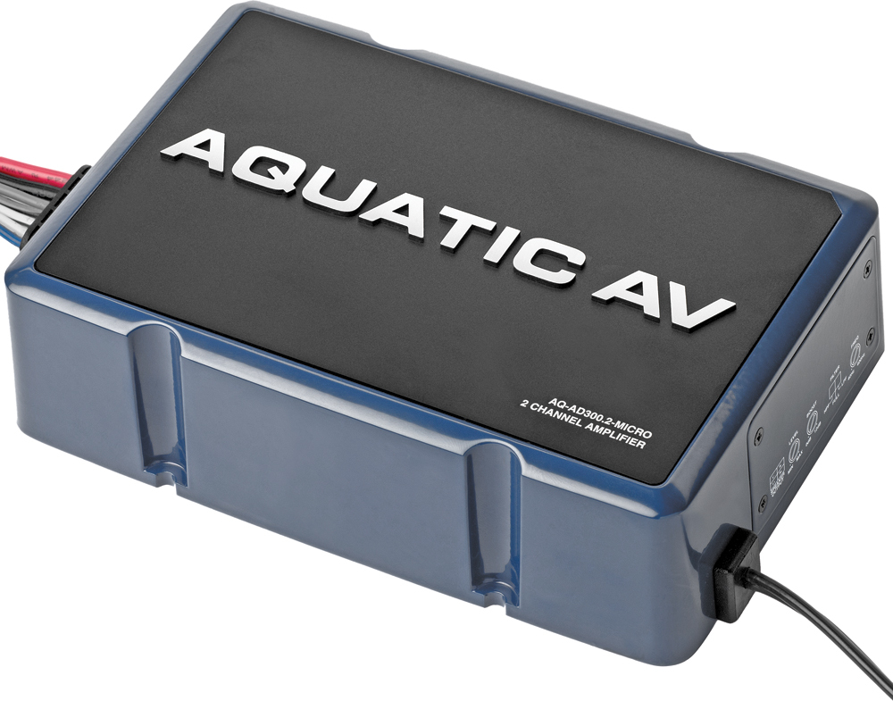 AQUATIC AV 2-Channel Amp Micro 300W — AQ-AD300.2-MICRO