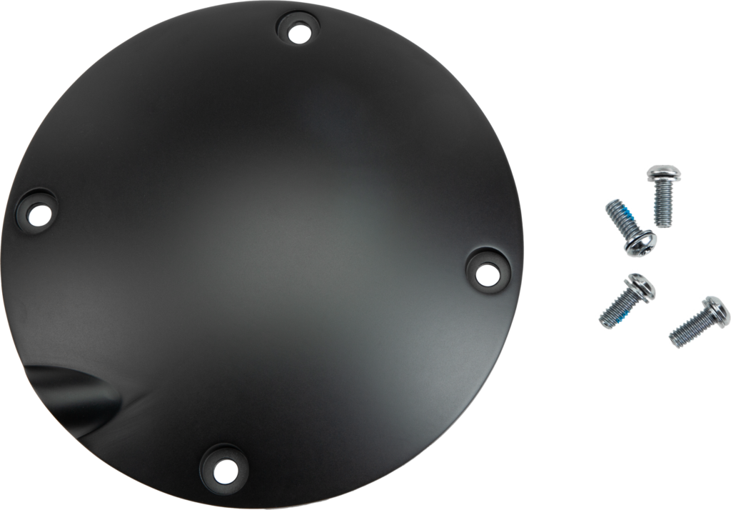HARDDRIVE Dome Derby Cover Satin Black XL 1994–2003 — 37-030SB