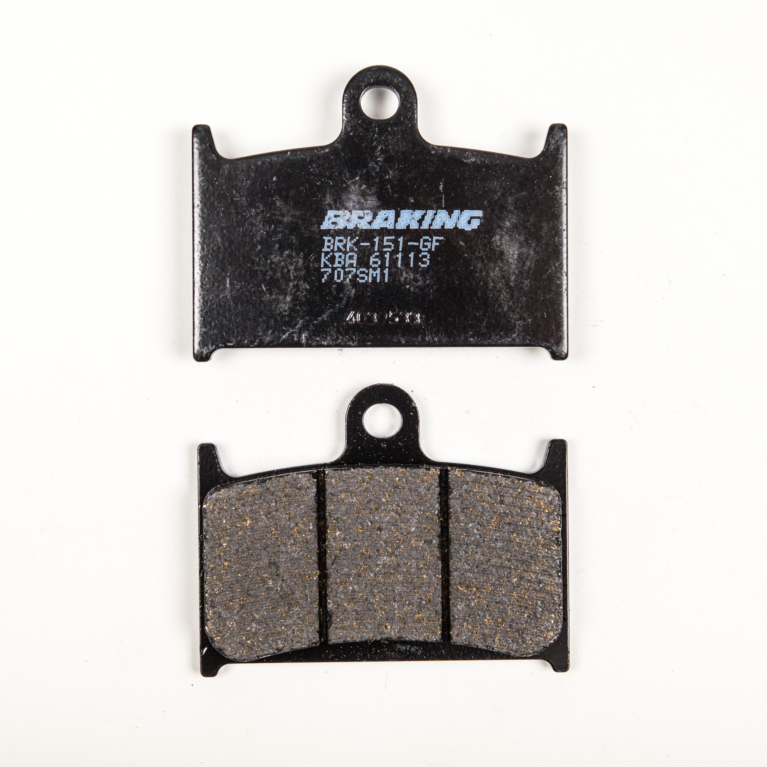 BRAKING Brake Pad Set Semi-Metallic — 707SM1