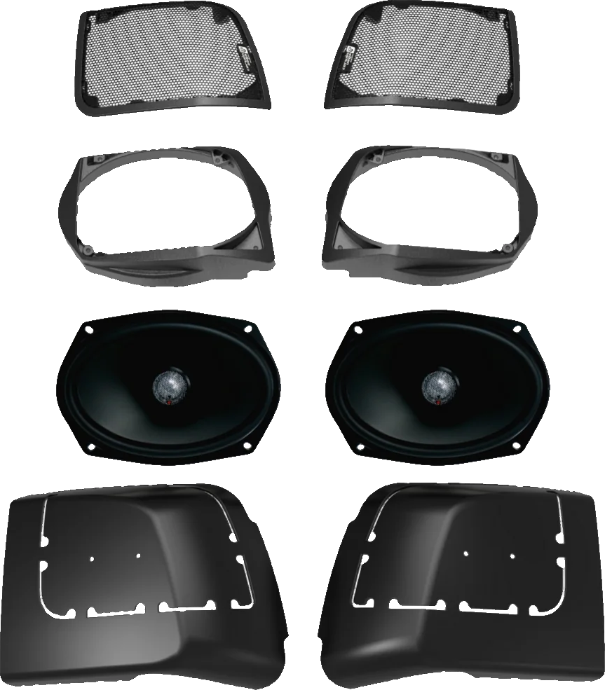 CERWIN VEGA 6"X9" Cut In Lid Kit with St69Cx Flh/T 1998-2013 Bags — RPMST69413LK