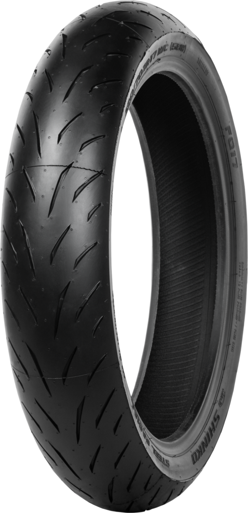 Shinko 017 Peak Front Tire — 120/70ZR17 58W, Blackwall