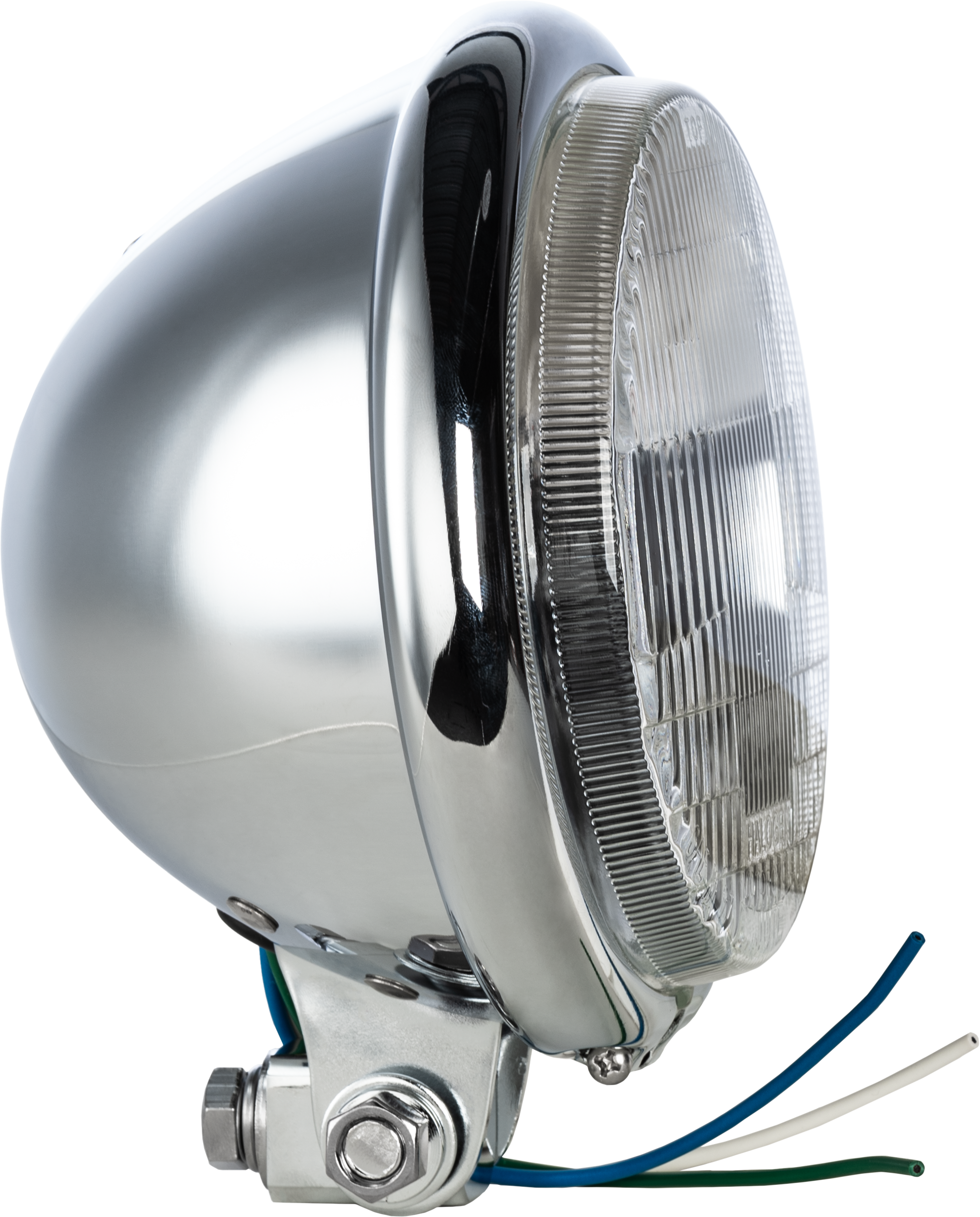 HARDDRIVE 5.75" Headlight Bottom Mount Chrome