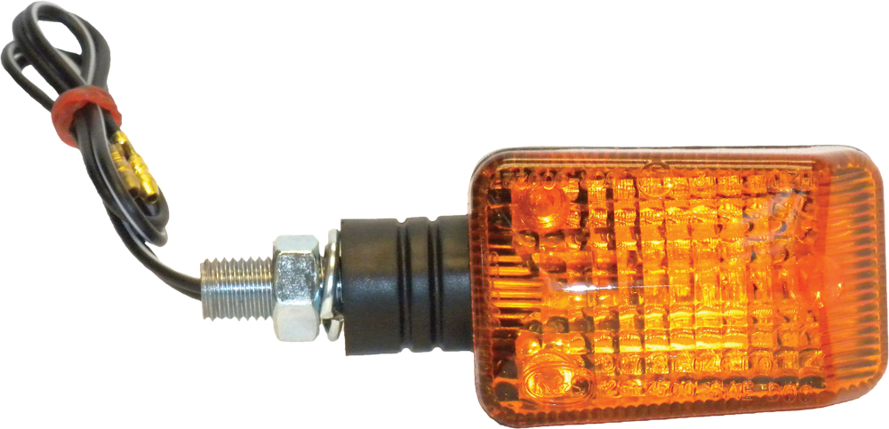 K&S K&S Universal Signal Lights Black W/Amber Lens