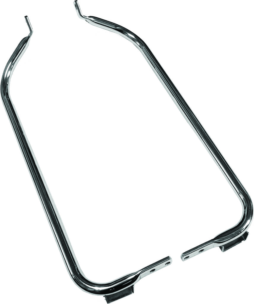 HARDDRIVE Saddlebag Support Kit Chrome FLT 1997–2008 — 302264