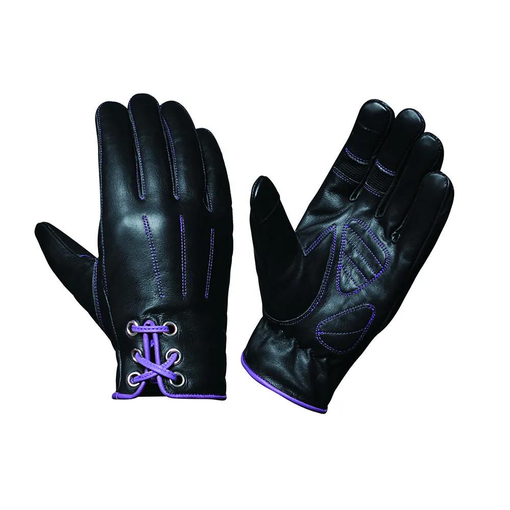 Unik Laced Trail - Women's Leather Motorcycle Gloves
